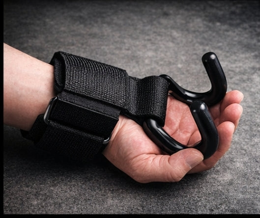 Pull-Up Grip Hooks with Wrist Support
